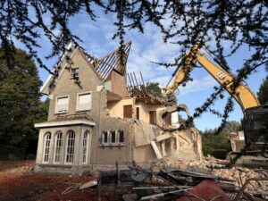 Notarispark afbraak september 2025